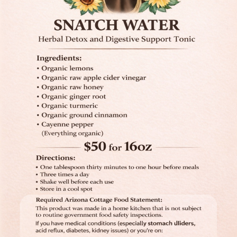 Snatch Water at Be-You-Nique in Fort Mohave, AZ