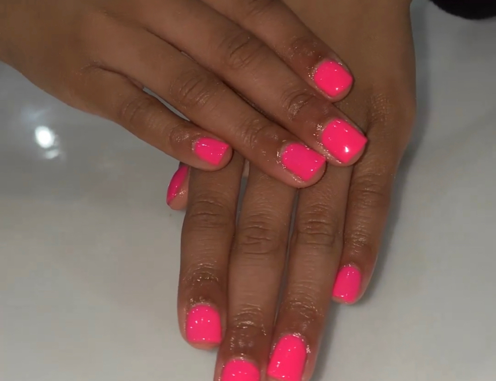 Solid/ Glitter Mani🖌️ (ℹ️) Unisex