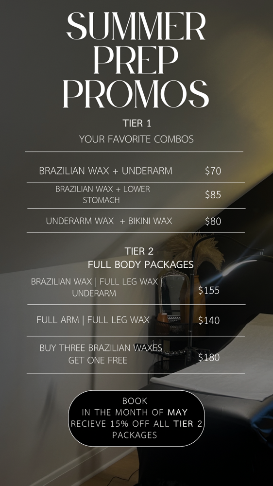 Tier 2 SUMMER PREP PROMOS at Jestheticxskincare in Baltimore, MD