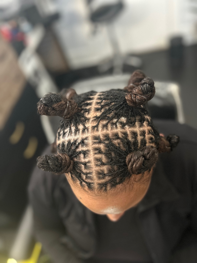 Micro Locs  Retie ( Interlocking) at 473 Locs Natural hair Studio in Evansville, IN