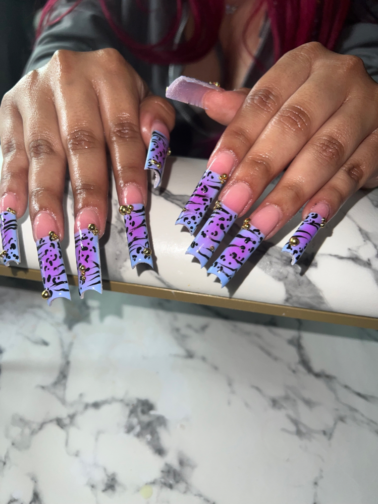 Full Set XL Nails at The Beauty Nook in Tampa FL, FL