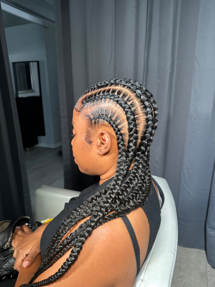 Six stitch braids