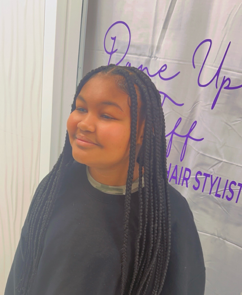 Large Knotless Braids