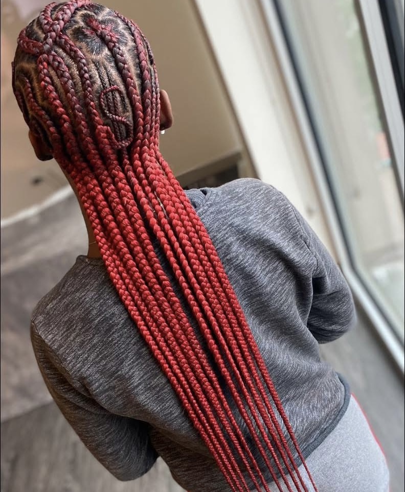 10 Stitch Braids at Dreya The Artist in Grand Prairie, TX