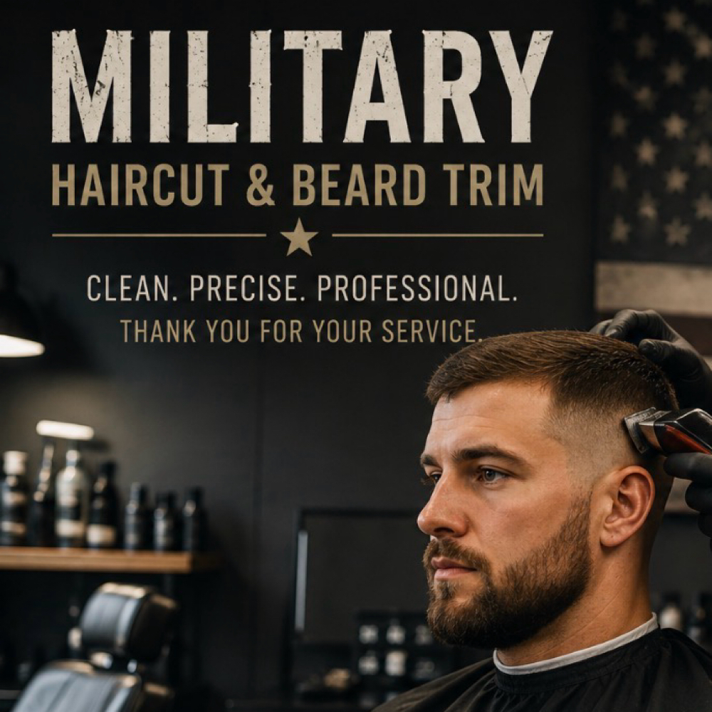 Military Hair & beard Trim at Modern Men Grooming LLC. in Ardmore, AL
