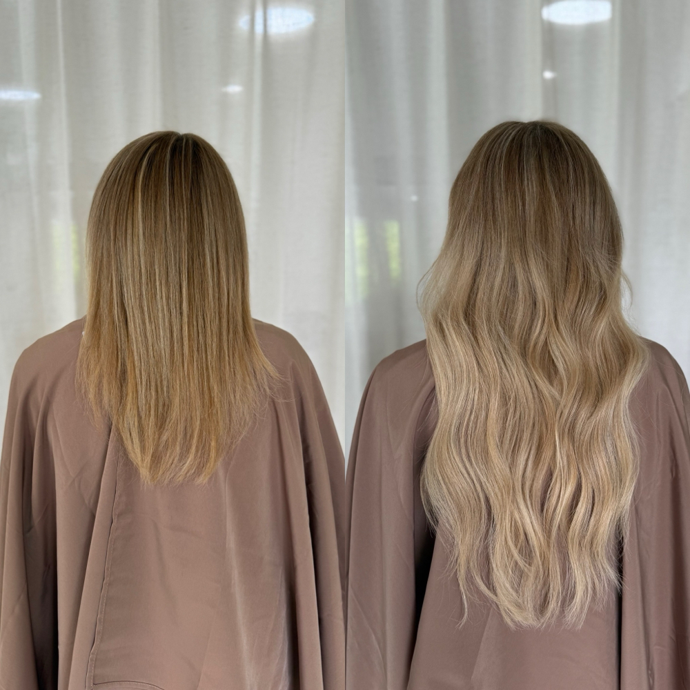 20” Slavic Hair Instalation