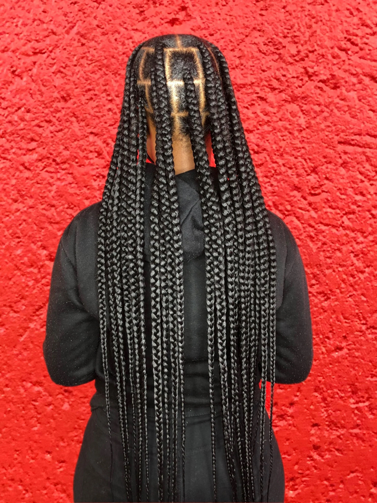 Extra large Knotless Braids