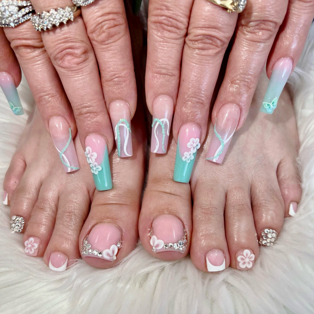 Acrylic Toes at Nails by Allie in Arvada, CO