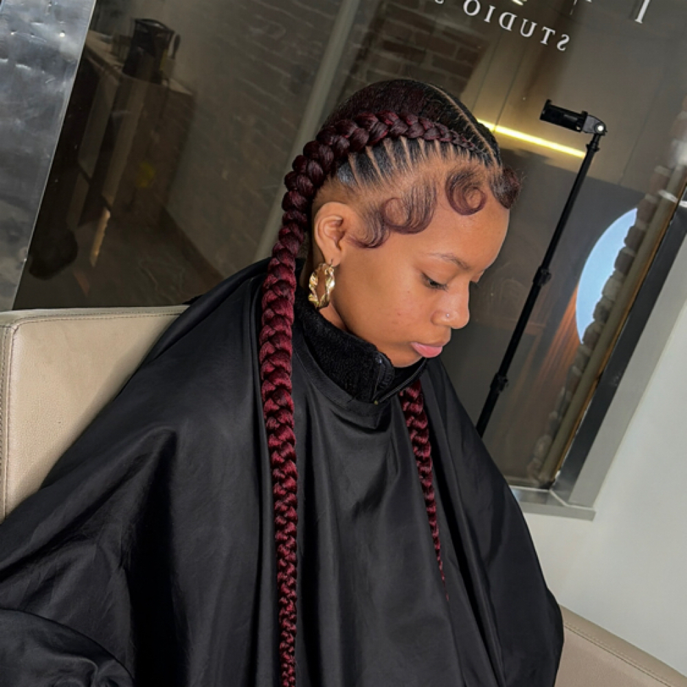 2 BRAIDS w/ ARLY at Thrive Hair Studio in Lancaster, PA