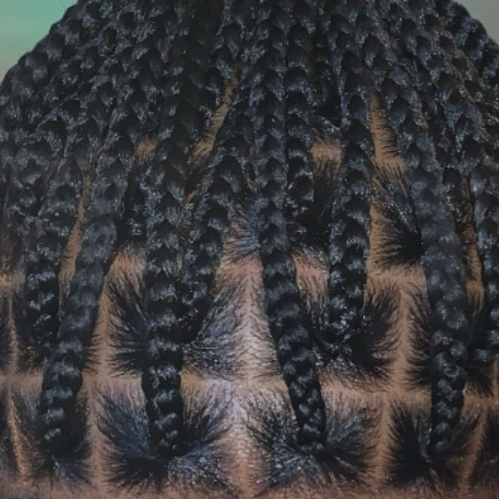Mid Back Smedium Knotless at Fefes Gift in Wilkinsburg Pa, PA