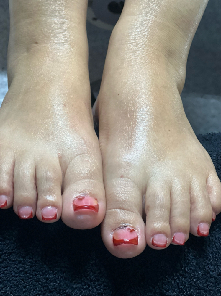 Pedi & Acrilic Nails at HairbyCarol Salón in Oklahoma City, OK