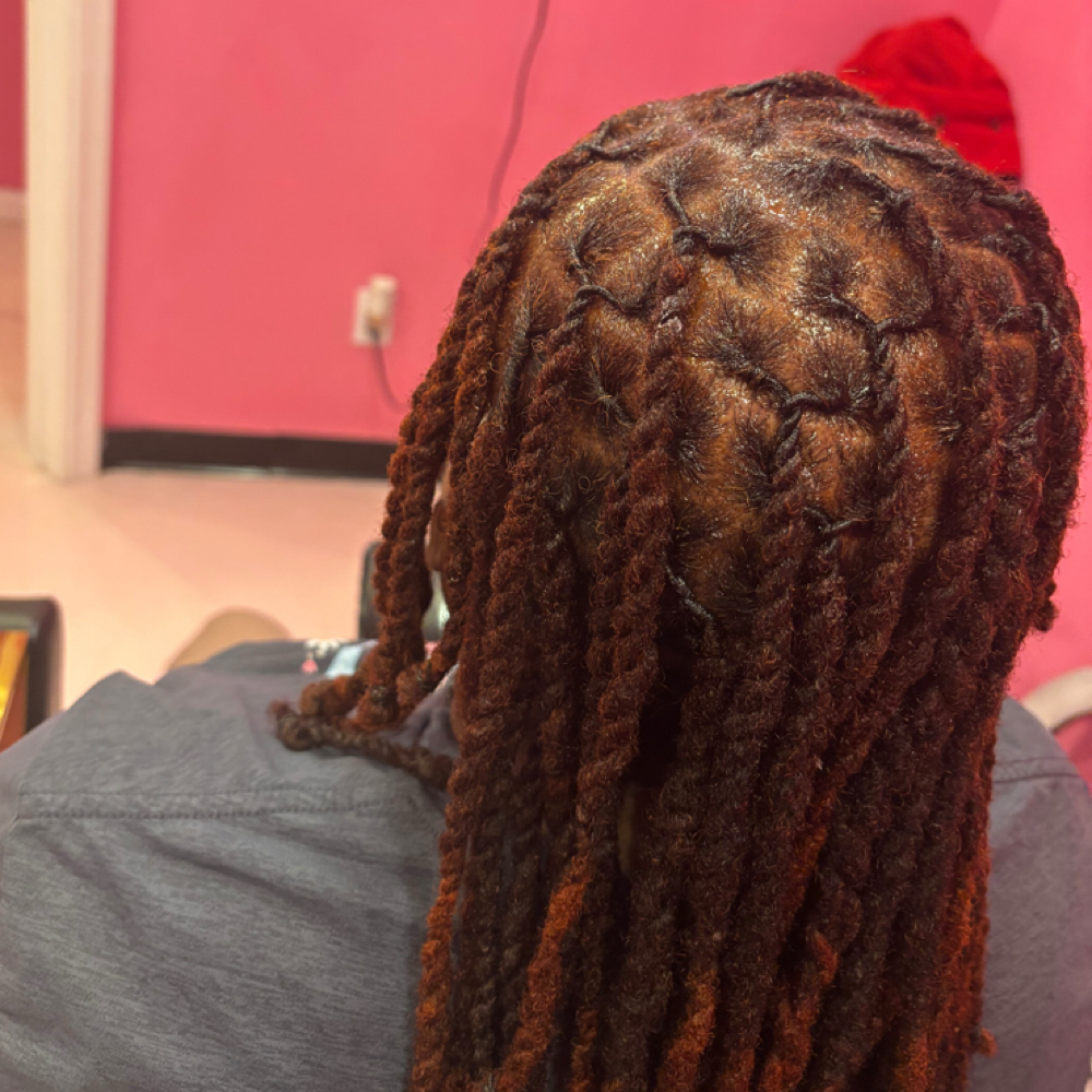 Loc Retwist W Style at Hair Pressur By MK in Newport News, VA
