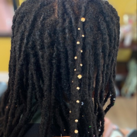 Golden Lady x2 at Hair Sprinkles in Washington, DC