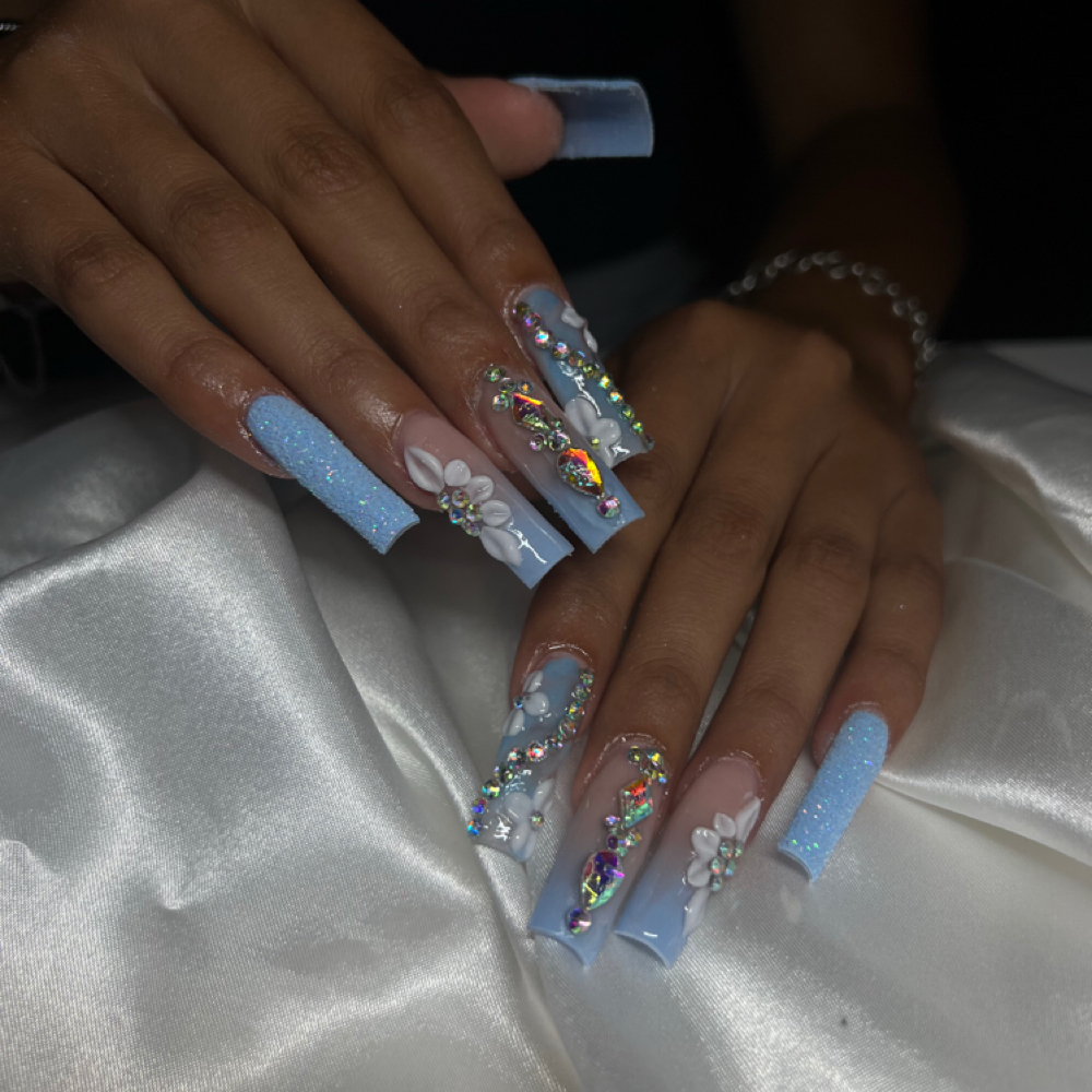 Bling/Design Set at Nailsxjenn in Fort Stockton, TX