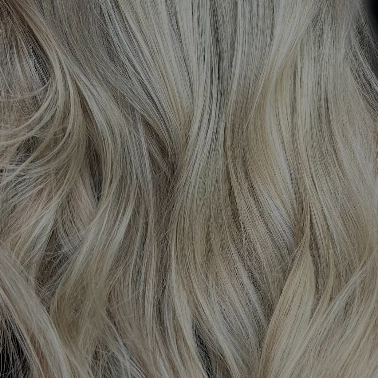 Face frame highlight at Hair X Maddie Rose in Houston, TX