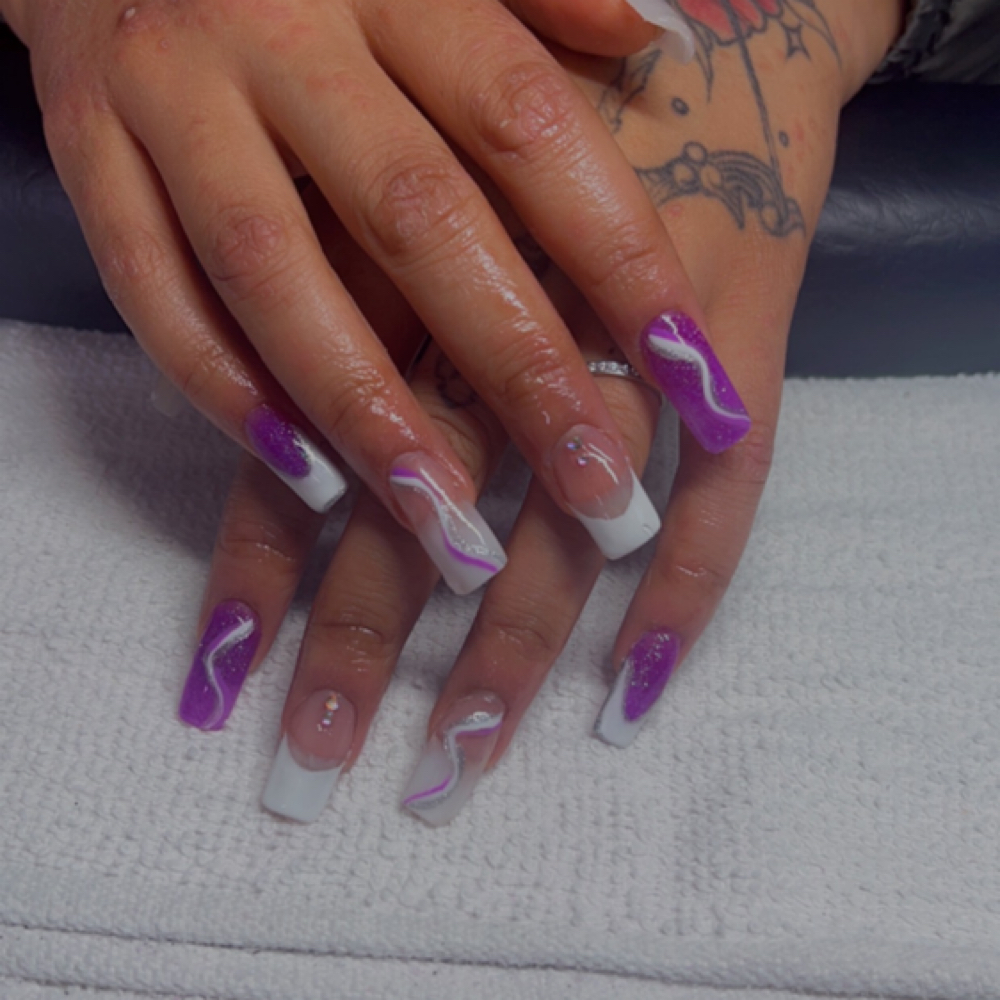 Long Acrylic Full Set at Refined Beauty & Co LLC