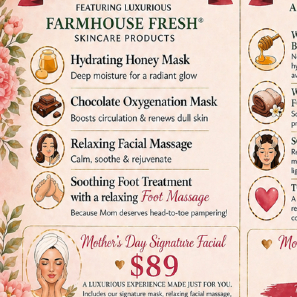 Mother’s Day Signature Facial at Gall Therapeutics in Wales, WI