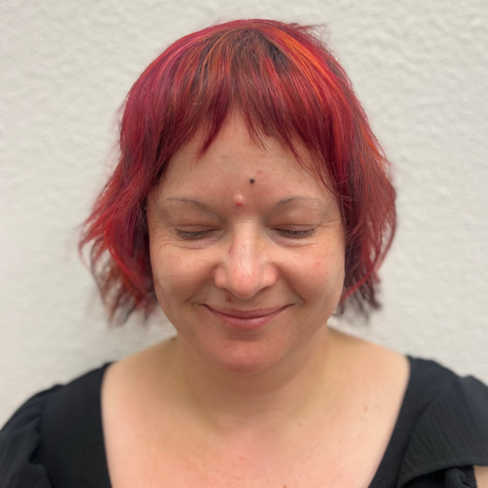 Custom color at ( H)art + Sole in Oakland, CA