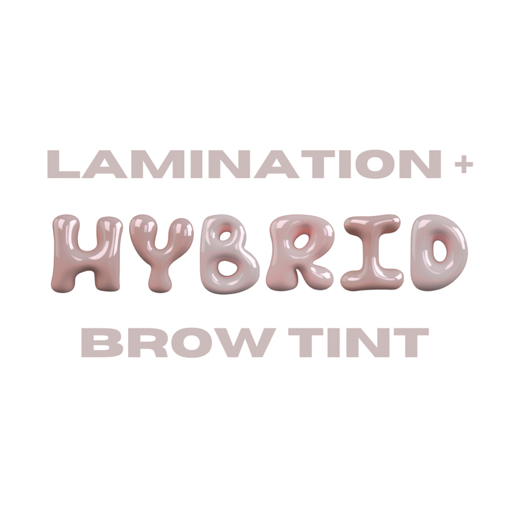 Brow Lamination + Hybrid Tint