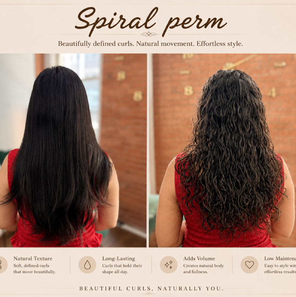 Spiral Perm (Special Perm) at Maison Beauty NYC in Newyork, NY