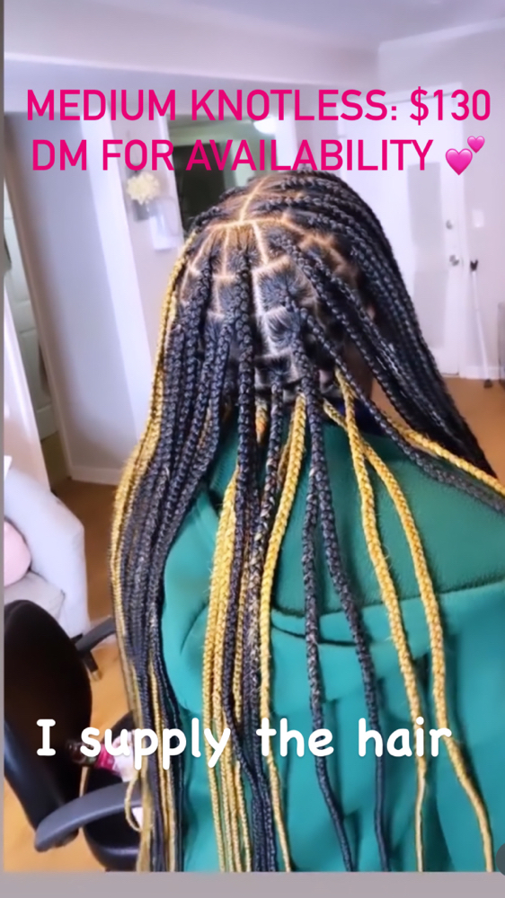 Medium/ Tribal Knotless