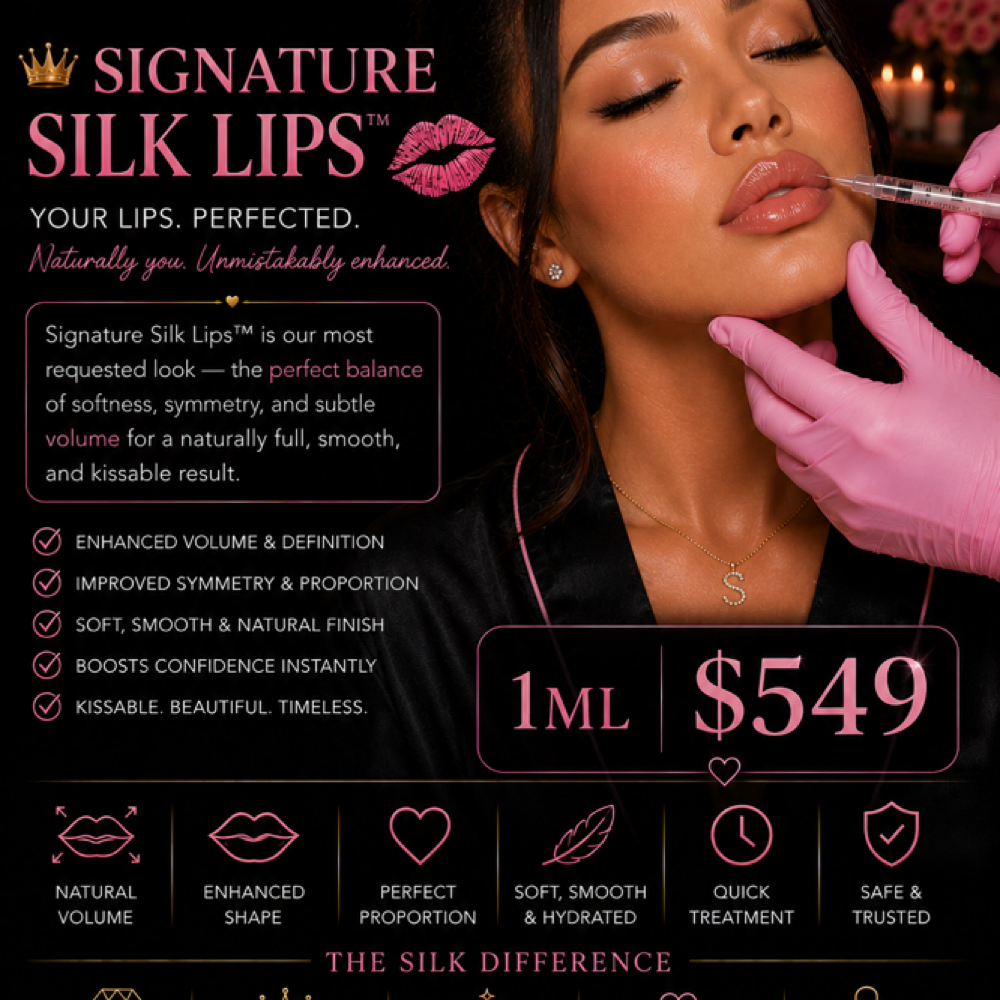 Signature Silk Lips™ at Silk Society Beauty Bar in Houston, TX
