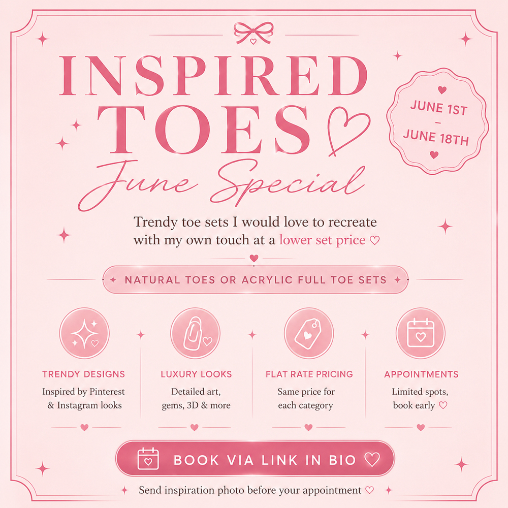 Toes Inspo at Creationsbycoralis in raleigh, NC