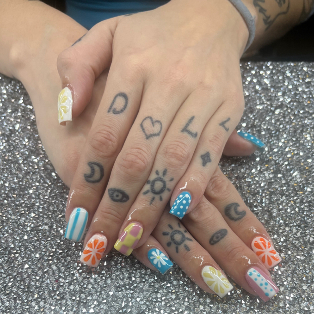 Spring Freestyle 🌸☔️🌈 at Goddess Touch Beauty Bar in North Charleston, SC