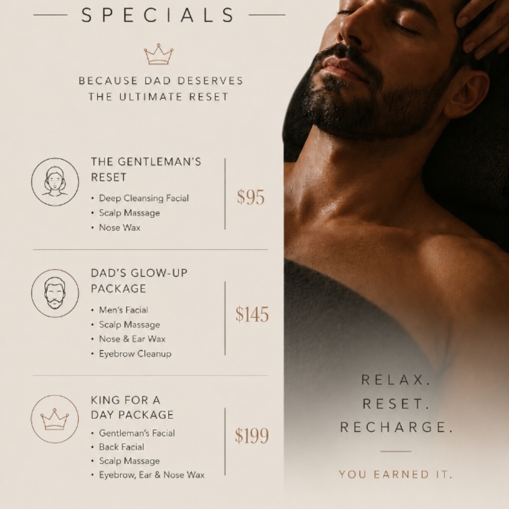Father's Day Specials at Face Palette Aesthetics in Franklin, WI