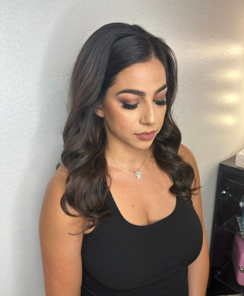 Makeup W/ Lashes & Hair Styling