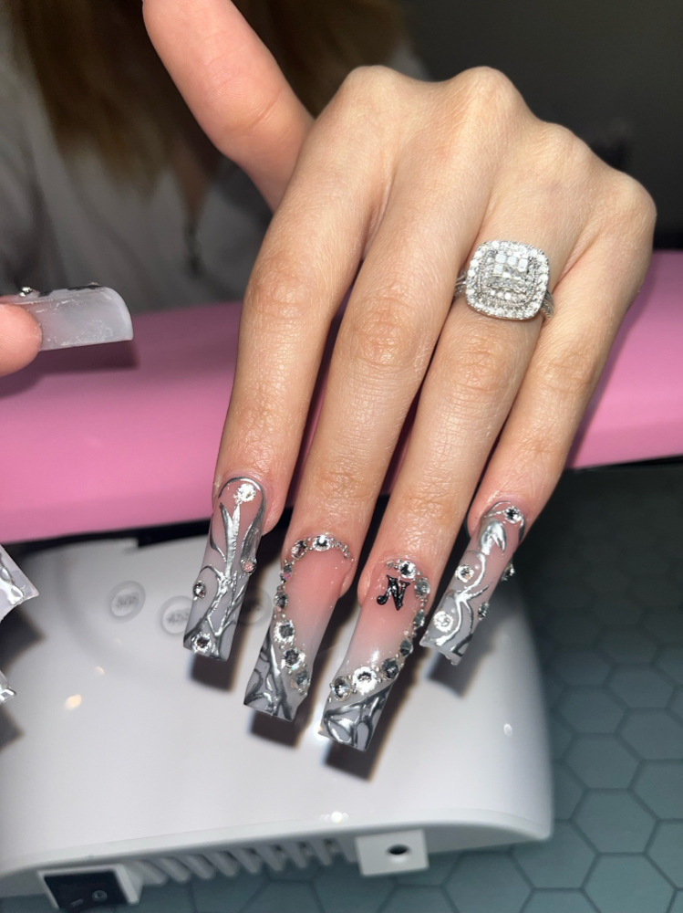 acrylic full set size 7-8