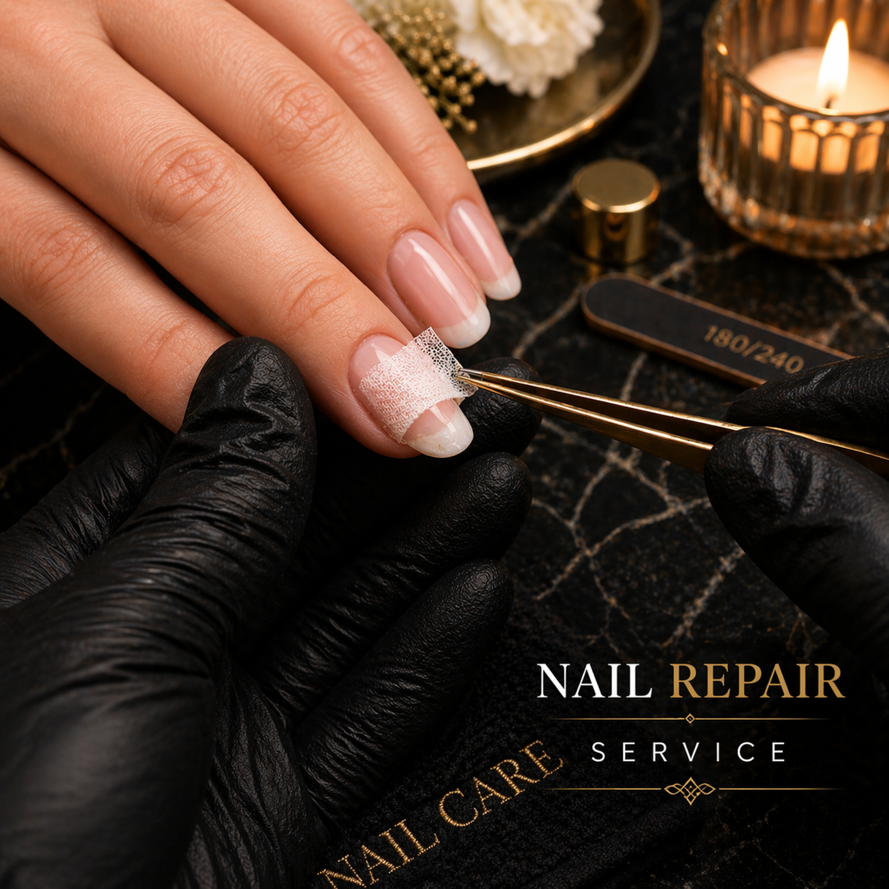 Nails - Repair No Service at Le Bijou Nails and Spa Salon in Houston, TX