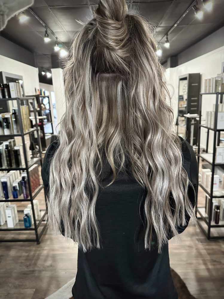 hand tied extension consultation at Autumn Martin in Kernersville, NC