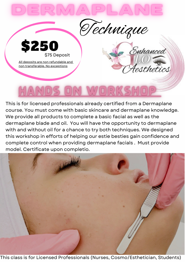 Dermaplane Technique Workshop