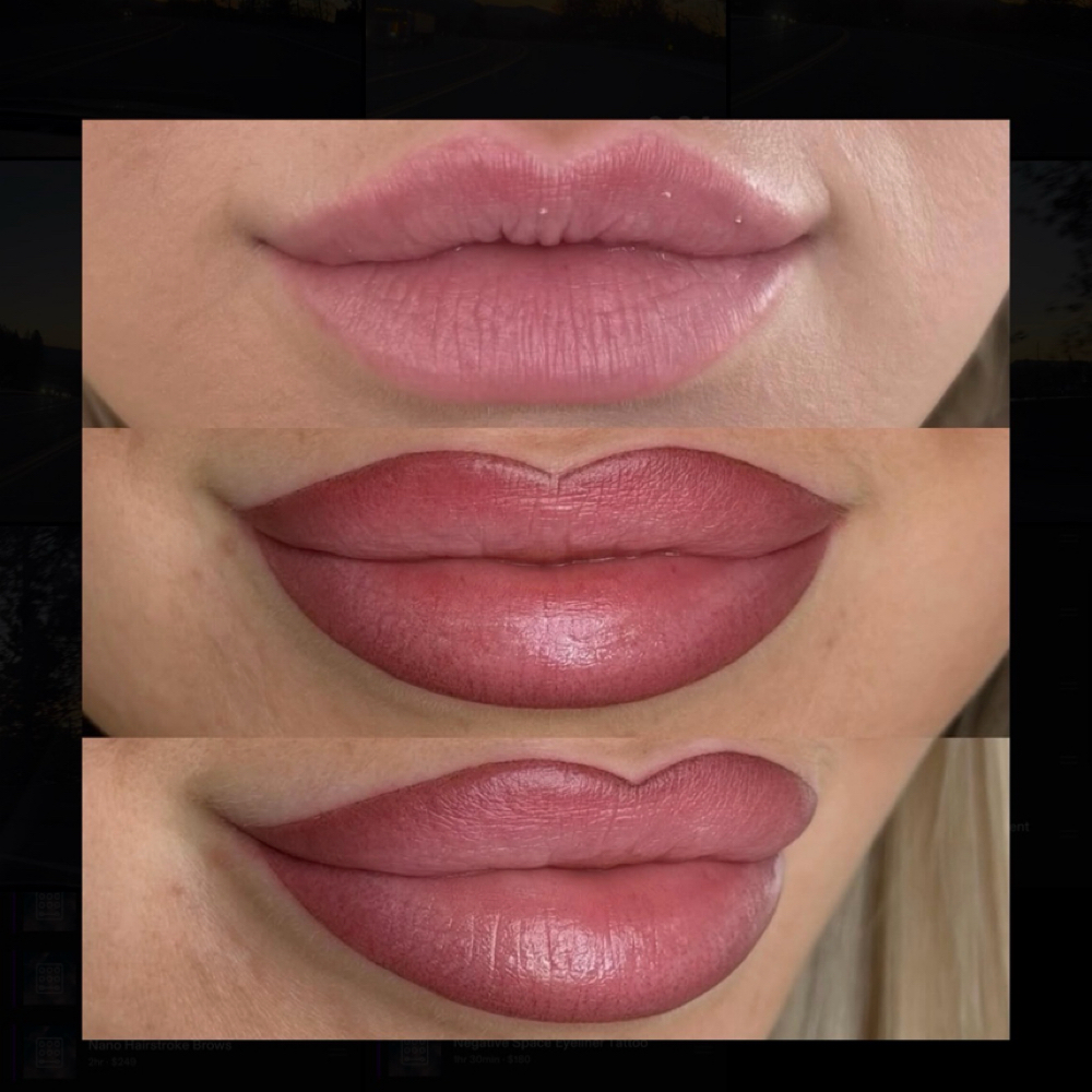 Lip Liner Tattoo at J Brows Beauty in Coeur d’Alene, ID