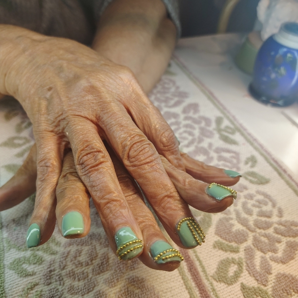 Classic Dip Powder Manicure at Pretty Pedi in Randallstown, MD