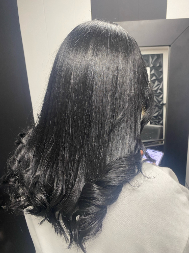 PressNCurl + Deep conditioning trea