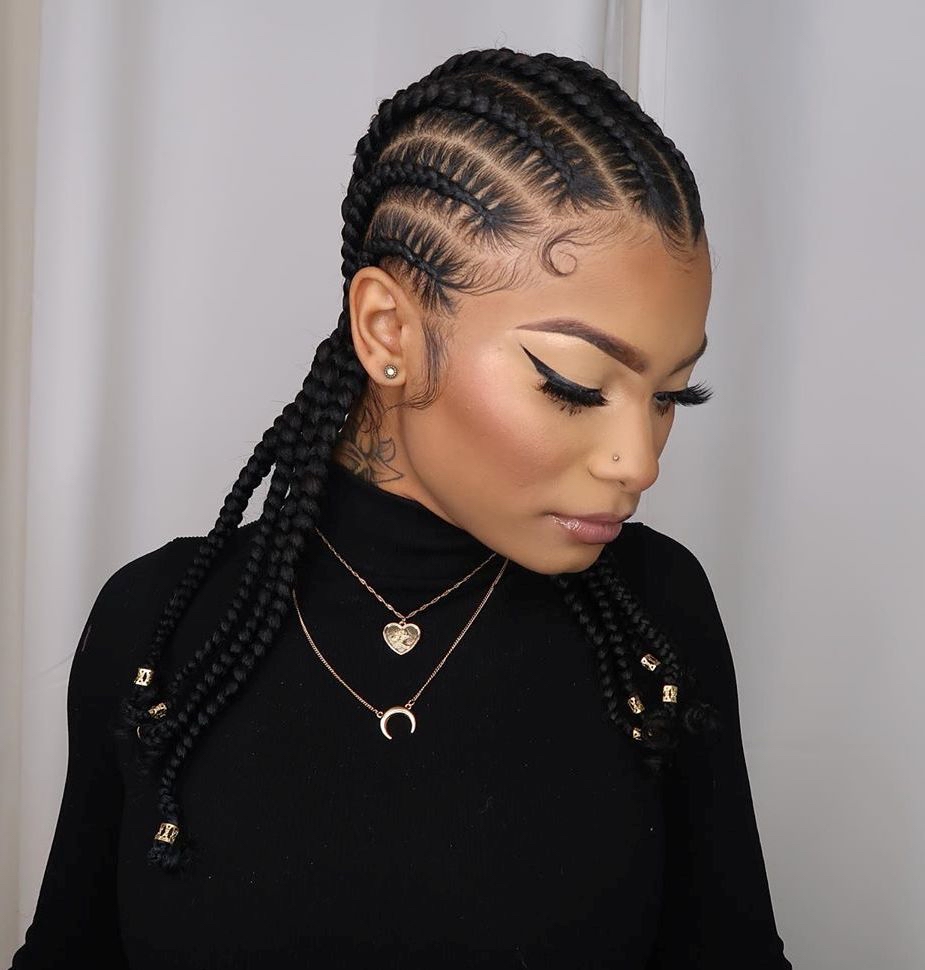 Corn Rows - With Extension Hair