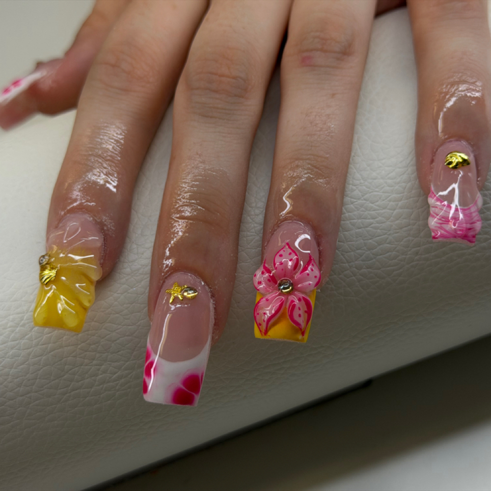 Medium Sets (All Acrylic New & Fill at Nails By Baby G in Avon, IN