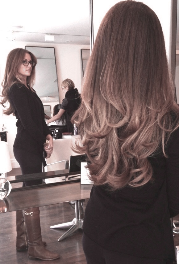 Haircut. Long (below shoulder)
