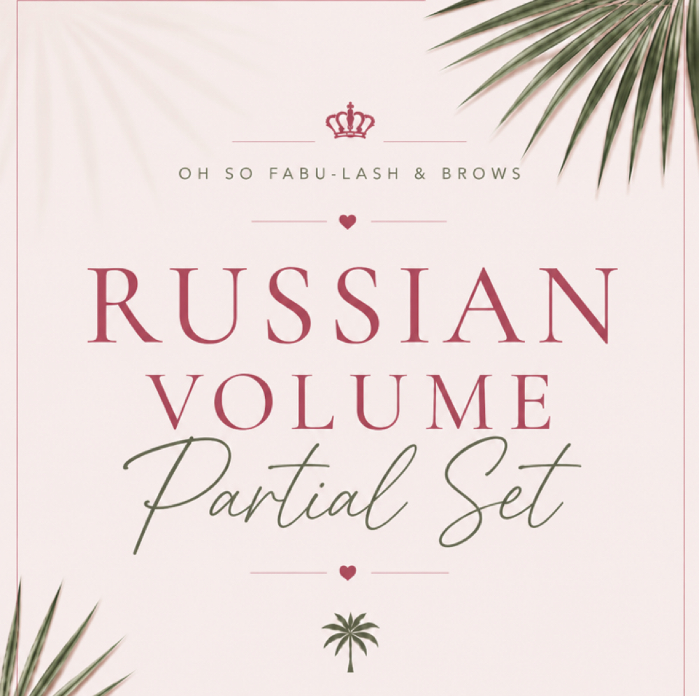 Russian Volume Partial Set at Oh So Fabu-Lash & Brows in Delray Beach, FL