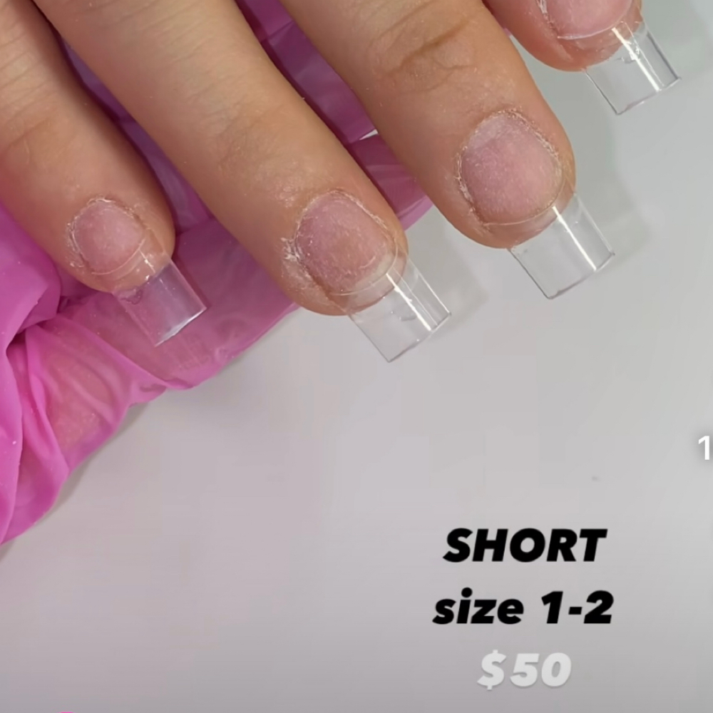 Acrylic nails Short at NΛNCÉ Atelier in Wesley Chapel, FL