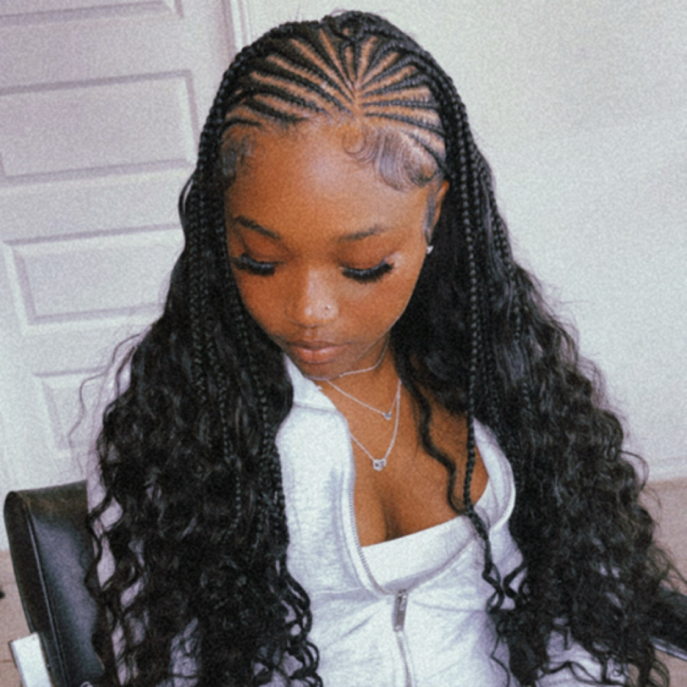 Fulani Braids / Sew In at Pretty Hair in Rosharon, TX