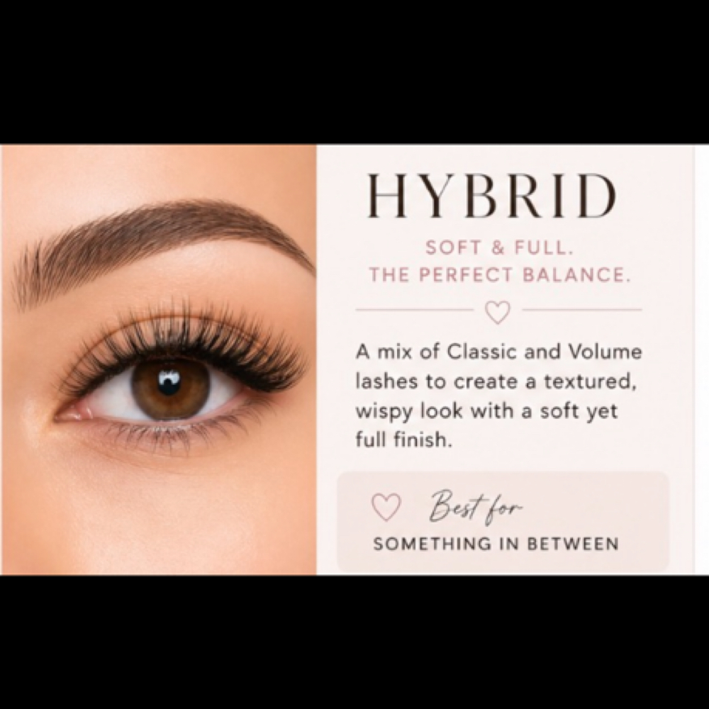 Hybrid Full Set at Lashes By Liker in Austin, TX