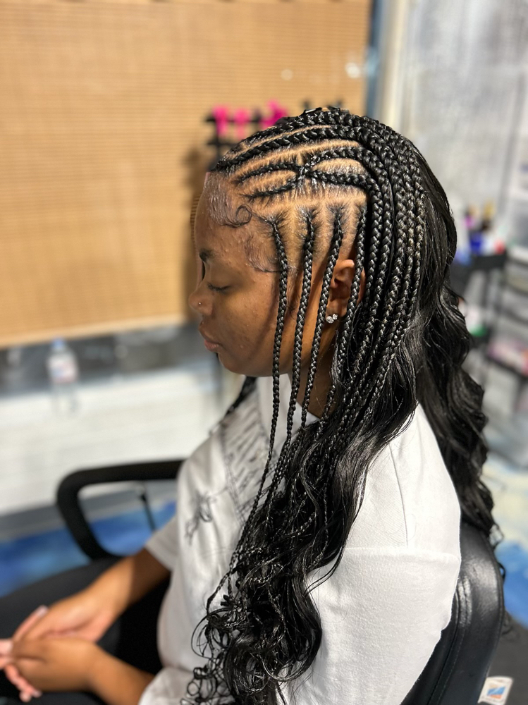 Fulani Braid Sew In