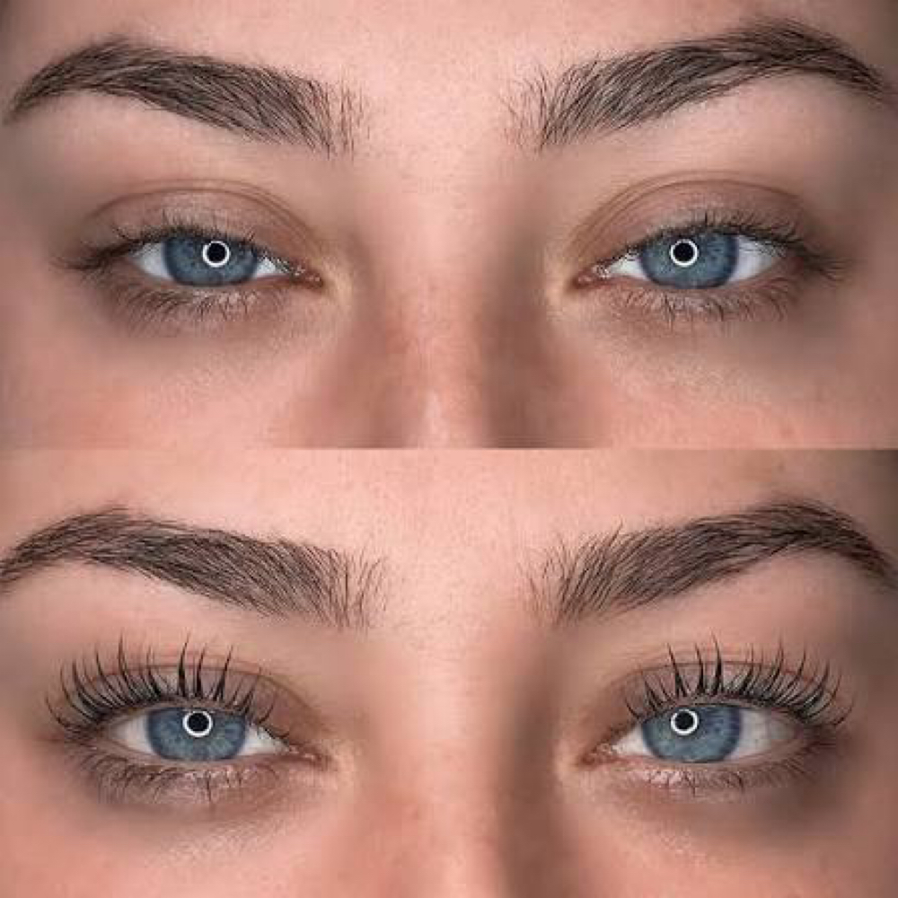 Eyelash lift and tint at Avra Spa