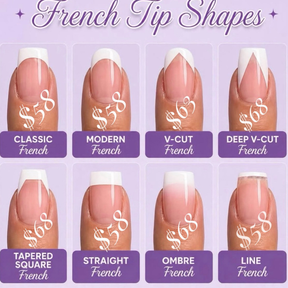 Gel French Manicure at It’s A Vibe Nail Loft in Timonium, MD