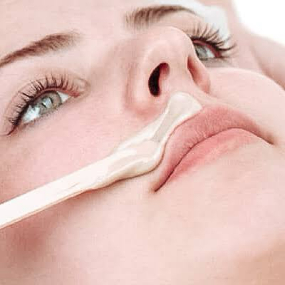 Upper lip waxing at Glass skin studio in Manteca, CA