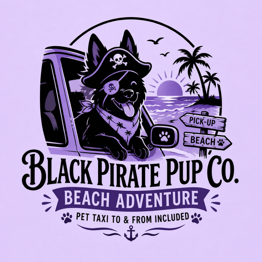 Beach Adventure at Black Pirate Pup Co Dog Walking Division