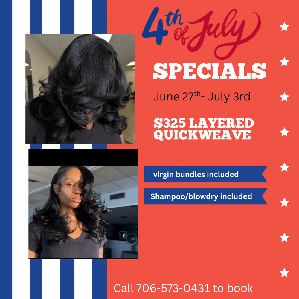 Layered  Quickweave Special
